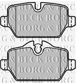 Inne - Borg & Beck bbp2283 zestaw klocków hamulcowych  (4-częściowy) BBP2283 - miniaturka - grafika 1