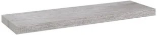 VidaXL Lumarko Półka ścienna, szarość betonu, 80x23,5x3,8 cm, MDF 326600 VidaXL - Półki do salonu - miniaturka - grafika 2