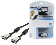 Kable komputerowe i do monitorów - König CMP-ce028  3 VGA kabel przedłużający 3 m Czarny 5412810139194 - miniaturka - grafika 1