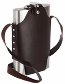 Pozostałe akcesoria barmańskie - Relaxdays piersiówka XXL ze stali nierdzewnej, wysokiej jakości torba na ramię, pojemność 1,8 l, na imprezę, kolor srebrny, 1 sztuka - miniaturka - grafika 1