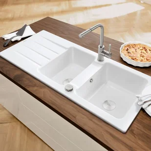 Villeroy & Boch Architectura 80 Snow White zlew ceramiczny 338001KG - Zlewozmywaki - miniaturka - grafika 2