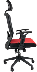 Fotel biurowy, krzesło biurowe ARTNICO Fotel biurowy ergonomiczny Artnico Klus czerwony 130558 - Fotele i krzesła biurowe - miniaturka - grafika 4