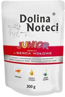 Dolina Noteci JUNIOR SERCA WOŁOWE 300g - Mokra karma dla psów - miniaturka - grafika 2