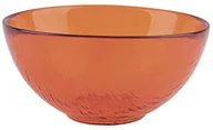 Miski i półmiski - Excelsa Scratch miska, szkło, pomarańczowy, 13 x 13 x 5 cm 49122 - miniaturka - grafika 1