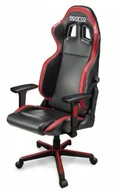 Fotele gamingowe - Sparco Icon Czarno-czerwony (00998NRRS) - miniaturka - grafika 1
