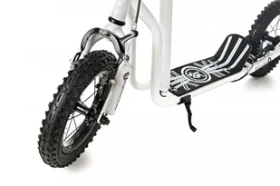 HyperMotion Hulajnoga HyperMotion VIVA 12 (pompowane koła 30cm) - Biała VIVA 12 HYPER WHITE - Hulajnogi - miniaturka - grafika 6