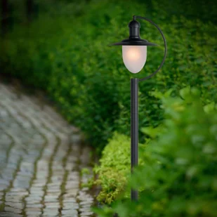 Lucide ARUBA Latarnia IP44 1xE27 H110 D25 Black 11873/01/30 - Lampy ogrodowe - miniaturka - grafika 4