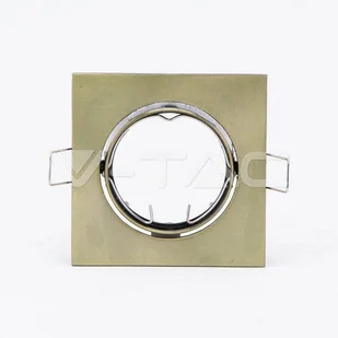 v-tac Oprawa Oczko V-TAC GU10 Kwadrat Ruchoma Złoty VT-779SQ - Oprawy, klosze i abażury - miniaturka - grafika 2