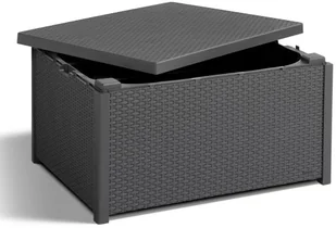 Allibert Allibert Stolik z funkcją schowka Arica grafit 221044 221044 - Ławy i stoliki kawowe - miniaturka - grafika 6