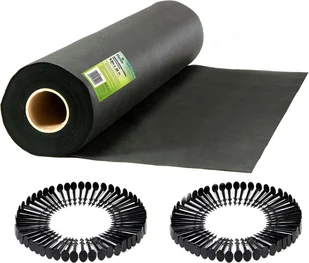 Agrowłóknina 0,8x100m Na Chwasty + 100 Szpilek Uv - Agrowłókniny - miniaturka - grafika 2