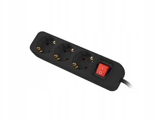 LANBERG Lanberg 3 gniazda Schuko 1.5m PS1-03F-0150-BK - Listwy zasilające - miniaturka - grafika 3