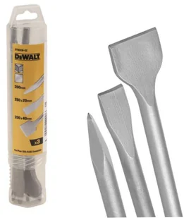 DeWalt Zestaw dłut SDS-plus DeWalt 3 szt. DT60330-QZ - Dłuta - miniaturka - grafika 2