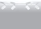 Lampy sufitowe - EULUNA Spot sufitowy Round, biały, 4-punktowy liniowy - miniaturka - grafika 1