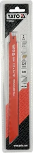 YATO BRZESZCZOTY DO METALU I DREWNA BIM 225MM 24TPI 2SZT YT-33934 - Brzeszczoty - miniaturka - grafika 2