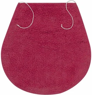 vidaXL 3-częściowy zestaw mat łazienkowych, tkanina, fuksja - Dywaniki łazienkowe - miniaturka - grafika 5