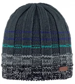 Czapki dla dzieci - Barts Czapka dziecięca Justin Beanie charcoalblue 53 - miniaturka - grafika 1