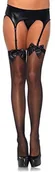 Pozostałe kosmetyki - Leg Avenue przezroczysta zakolanówki  La 1911, kolor: czarny , rozmiar: jeden rozmiar 191122001 - miniaturka - grafika 1