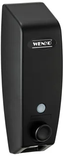 Wenko Dozownik na mydło w płynie VERASE 1-komorowy czarny 24508100 - Mydelniczki i dozowniki mydła Wenko Dozownik na mydło w płynie VERASE 1-komorowy czarny 24508100 - Mydelniczki i dozowniki mydła - miniaturka - grafika 1