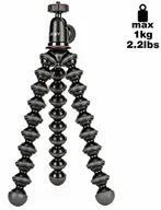 Akcesoria do statywów - Joby JB01503-BWW GorillaPod 1K Kit Statyw Kompaktowy z Głowicą Kulową, 26cm Czarny JB01503 - miniaturka - grafika 1