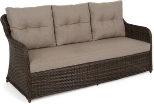 HOME &amp; GARDEN Meble ogrodowe technorattanowe Bergamo Brown Mat / Brown Melange 846123 - Meble ogrodowe - miniaturka - grafika 4