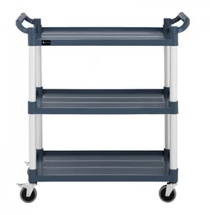 Royal Catering Wózek kelnerski - 3 półki - nośność statyczna 150 kg 10011695 RC-ST910SS - Wózki na żywność - miniaturka - grafika 4
