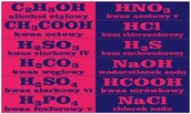 Pomoce naukowe - Wzory chemiczne ES028 - miniaturka - grafika 1