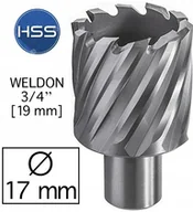 Wiertła - HSS Fi 17 x 30 mm Frez Trepanacyjny Wiertło rurowe - miniaturka - grafika 1