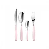 Zestawy sztućców - Vialli Design Komplet sztućców 24 szt Diva różowy 25608 - miniaturka - grafika 1