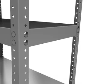 Marbo Regały Regał metalowy Hard Metal 220x100x50 5P 1125 kg hardmetal_220x100x50x5 - Szafy i regały magazynowe - miniaturka - grafika 5