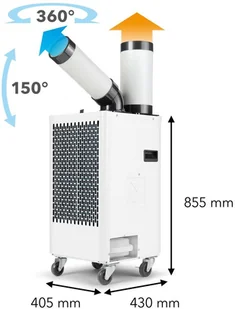 Trotec Spotcool PT 2700 SP - Klimatyzatory - miniaturka - grafika 2
