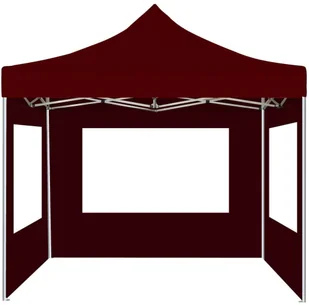 vidaXL Profesjonalny, składany namiot imprezowy ze ścianami, 3 x 3 m - Pawilony ogrodowe - miniaturka - grafika 14