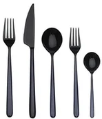 Zestawy sztućców - Mepra SPA Mepra 108722003 zestaw sztućców, wzornictwo Linea Oro NERO 108722020 - miniaturka - grafika 1