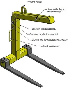 339 33969644 Zawiesie widłowe samopoziomujące udźwig 3 T długość wideł 800 mm) 69644-uniw - Wyposażenie gospodarstwa rolnego 339 33969644 Zawiesie widłowe samopoziomujące udźwig 3 T długość wideł 800 mm) 69644-uniw - Wyposażenie gospodarstwa rolnego - miniaturka - grafika 1