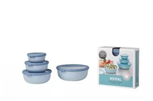 MEPAL Multi Bowl 4-częściowy zestaw Mepal Nordic Blue (106232015700) - Pojemniki kuchenne - miniaturka - grafika 2