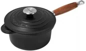 Garnki - Le Creuset Garnek Profesjonalny 18 cm czarny 21139180000460 - miniaturka - grafika 1