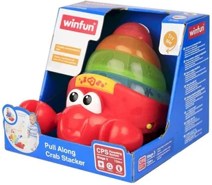 Anek Krab piramidka do ciągnięcia - Zabawki interaktywne dla dzieci - miniaturka - grafika 2