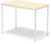 Meble do szkół i przedszkoli - AJ Produkty Stół BORS, 1200x700x900 mm, laminat brzoza, biały - miniaturka - grafika 1