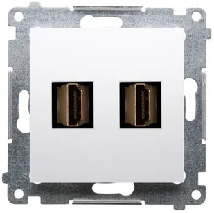 Kontakt Simon KONTAKT - Gniazdo HDMI Podwójne DGHDMI2.01/11 SIMON54 - Gniazdka elektryczne - miniaturka - grafika 2