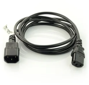 LANBERG LANBERG Przedłużacz kabla zasilającego IEC 320 C13 C14 VDE 1.8M czarny (CA-C13E-11CC-0018-BK) - Kable komputerowe i do monitorów - miniaturka - grafika 2