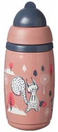 Bidony dla dzieci - Tommee Tippee Termokubek Superstar ze słomką 266ml 12m+ Pink Raty 10x0% do 15.04.2022! - miniaturka - grafika 1