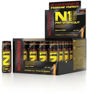 Odżywki białkowe - Nutrend N1 Pre Workout Shot 20x60ml pomarańcz - miniaturka - grafika 1