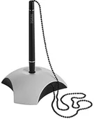 Pojemniki biurowe - Han HAN 1751  13 stojak na długopis-Delta, z łańcuszkiem, Mine kolorze czarnym 1751-31 - miniaturka - grafika 1