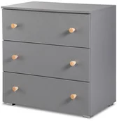 Łóżeczka i kojce - Klupś Komoda "Pauline", grafitowa - miniaturka - grafika 1