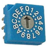 Podzespoły elektroniczne - Velleman Przełącznik PCB SWITCH - HEXADECIMAL CODE - PCB MOUNTING HEX - miniaturka - grafika 1
