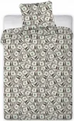 Pościel dla dzieci - Faro Pościel Młodzieżowa 160x200 dolary dolar pieniądze dolar - miniaturka - grafika 1