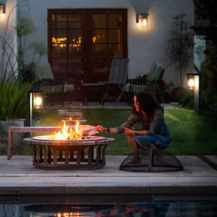 LEDVANCE Endura Classic Cascade cokołowa bursztyn - Lampy ogrodowe - miniaturka - grafika 2