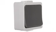 Wyłączniki światła i elektryczne - Timex elektro JANTAR-bis Przycisk zwierny /dzwonek/ n/t IP44 szary WNT-7J-b WNT-7J-b SZ - miniaturka - grafika 1