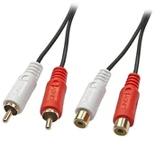 Kable - LINDY Lindy Audio kabel przedłużający wtyk stereo typu cinch/gniazdo 5m 35673 - miniaturka - grafika 1