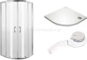 Kabiny prysznicowe - Deante Jasmin kabina z brodzikiem lpzestaw1834 - miniaturka - grafika 1