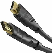 Kable - KabelDirekt KabelDirekt - Kabel 4K HDMI - 2m - kompatybilny z (HDMI 2.0 a/b 2.0, 1.4a, 4K Ultra HD, 3D, Full HD, 1080p, HDR, ARC, Highspeed z Ethernet, PS4, XBOX, HDTV) - czarny 4260414844386 - miniaturka - grafika 1